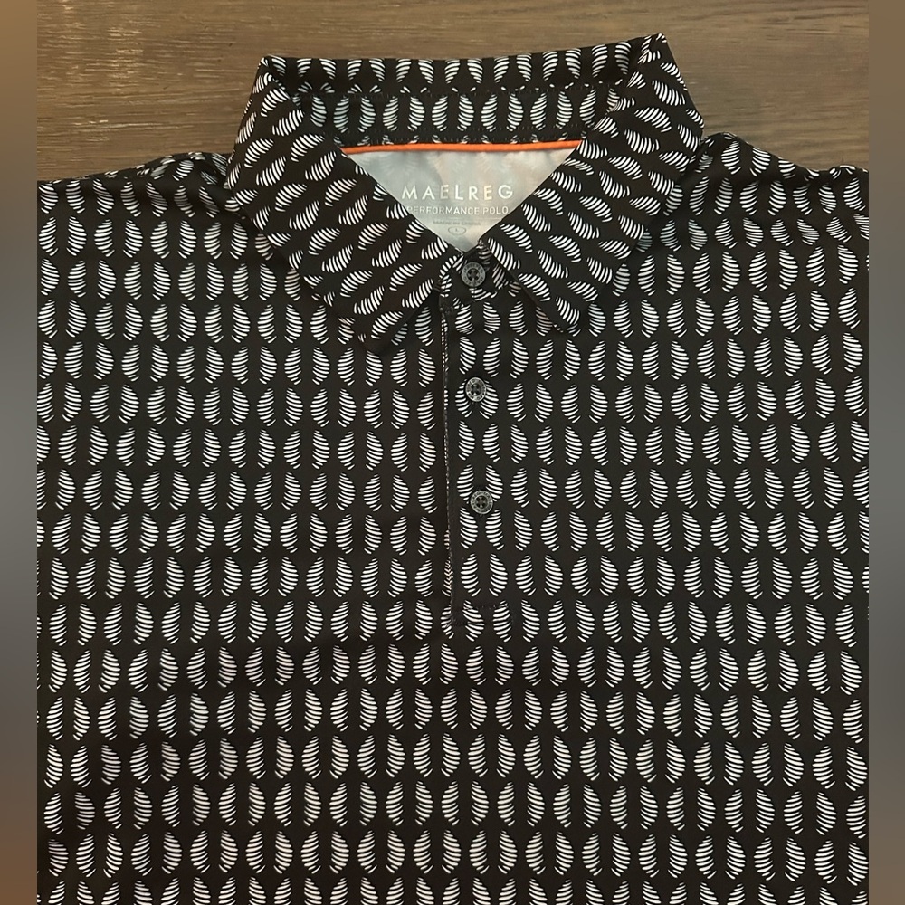 Maelreg Short Sleeve Polo Shirt Size L Like New‎